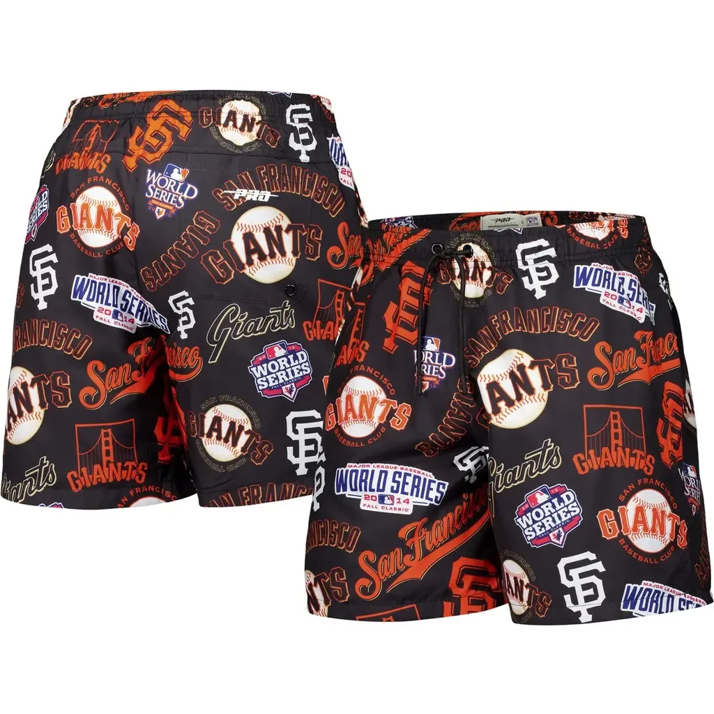 Pro Standard San Francisco Giants Toss Logo Woven Shorts by PRO STANDARD