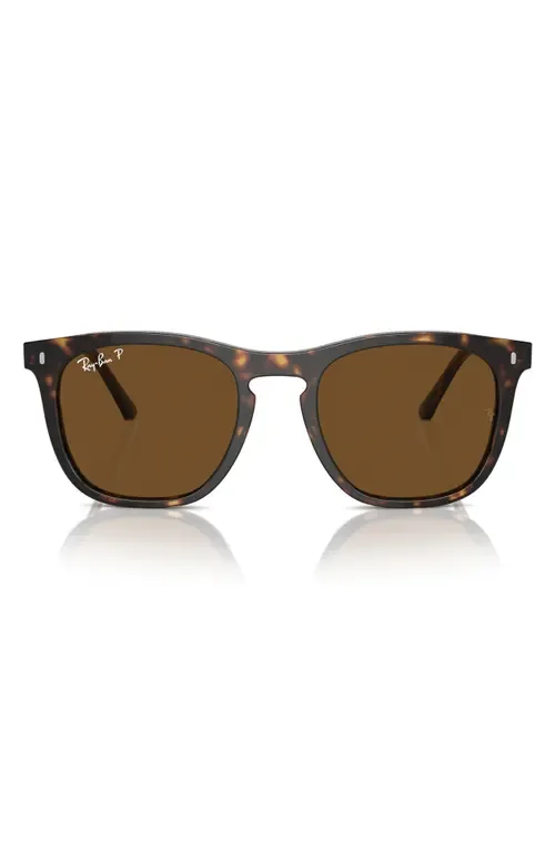 53mm Polarized Square Sunglasses by Ray-Ban