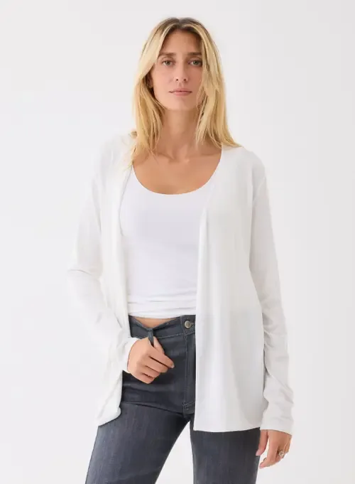 Soft Touch Open Cardigan by Majestic Filatures