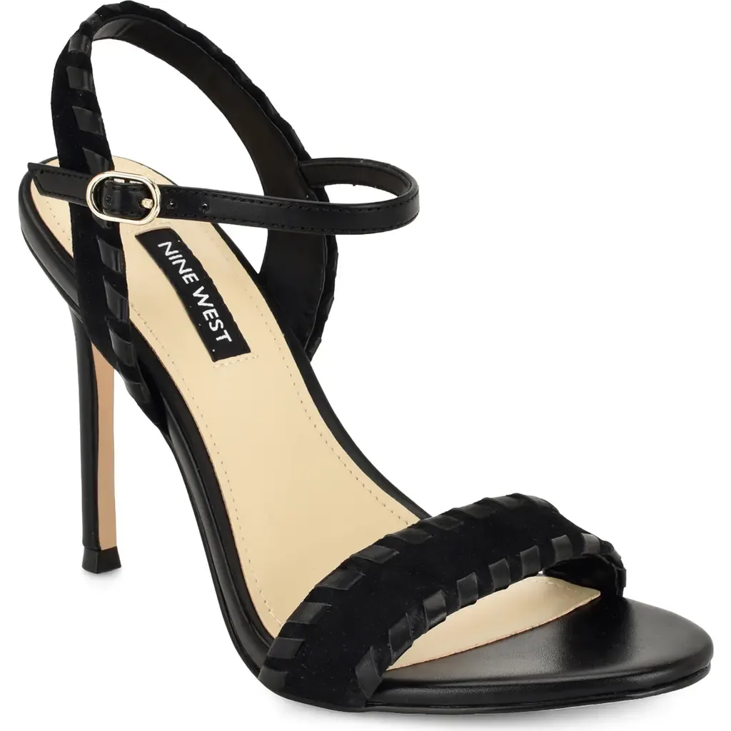 Maora Ankle Strap Stiletto Sandal by Nine West