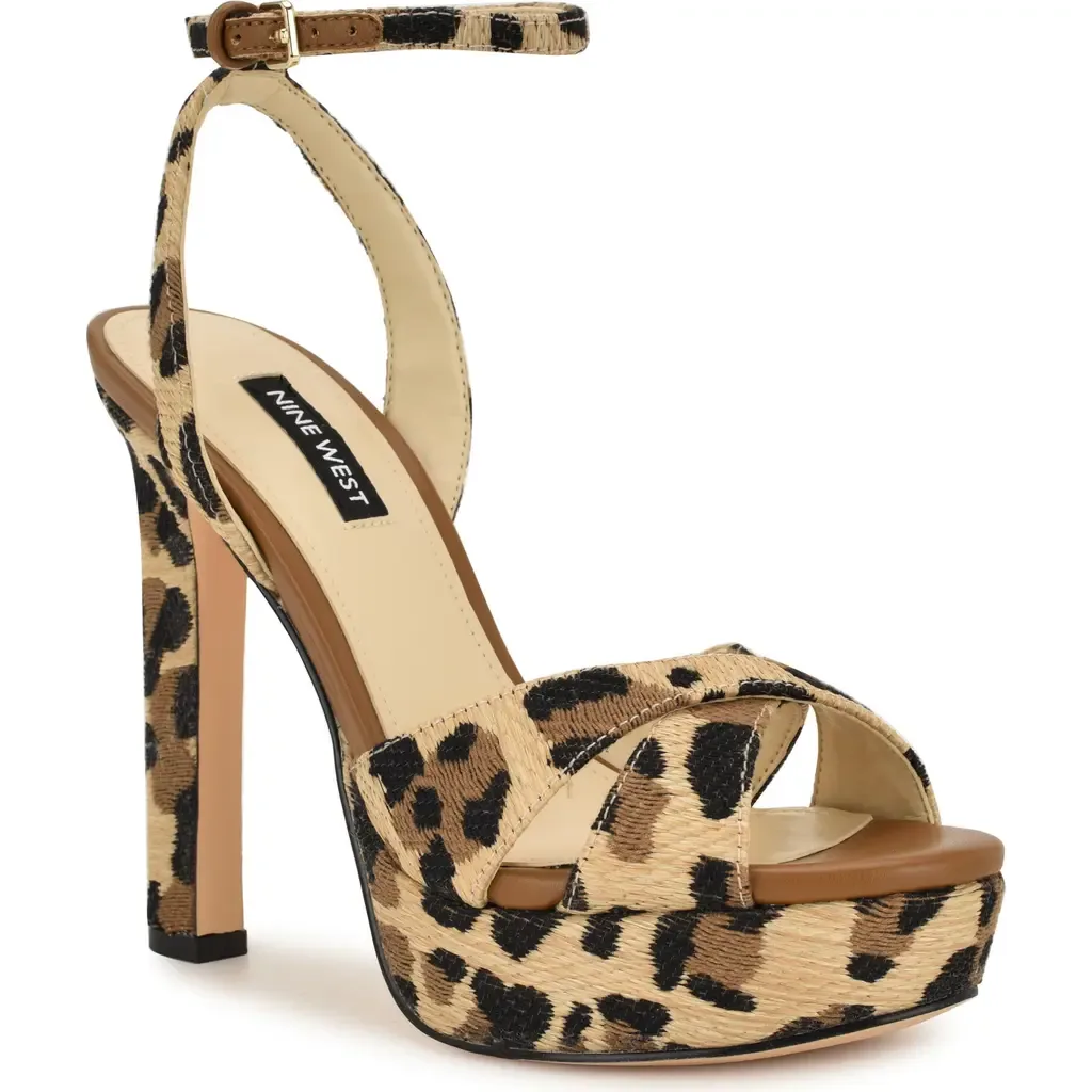 Wilda Ankle Strap Platform Sandal by Nine West