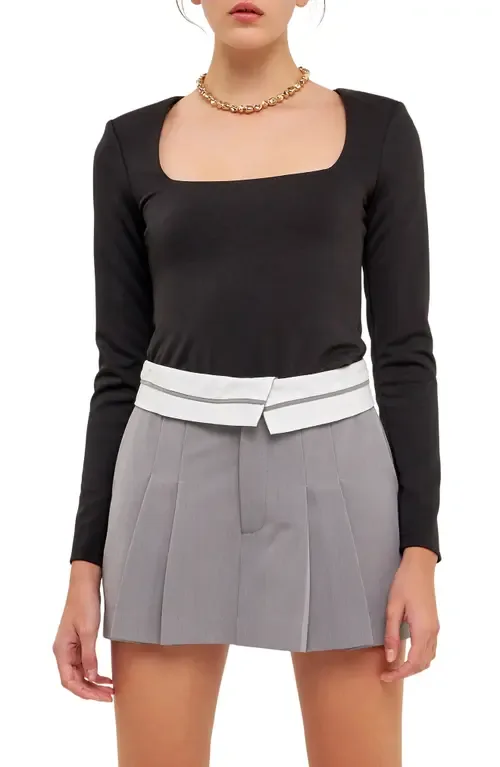 Square Neck Bodysuit by Grey Lab