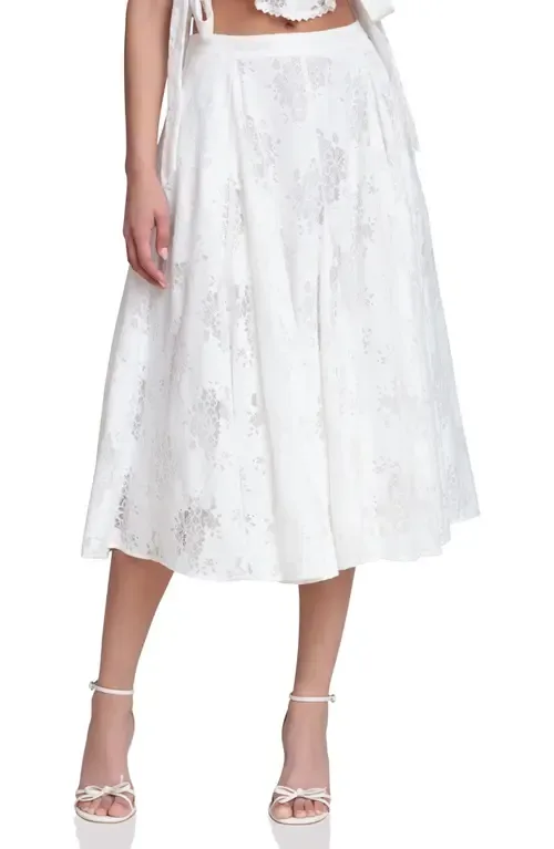 Lace Inset Skirt by Avec Les Filles