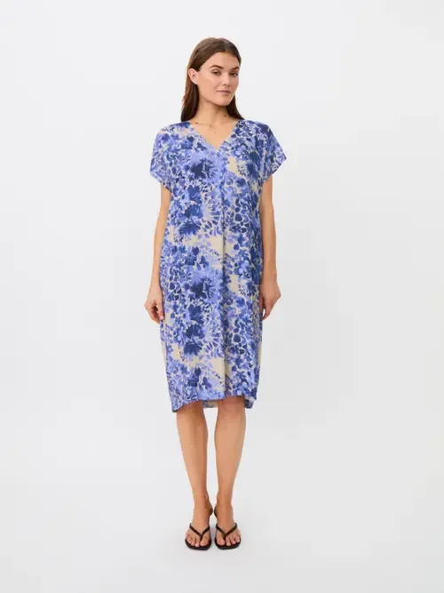 MaOdetto V-Neck Floral Midi Tunic Dress by Masai Copenhagen