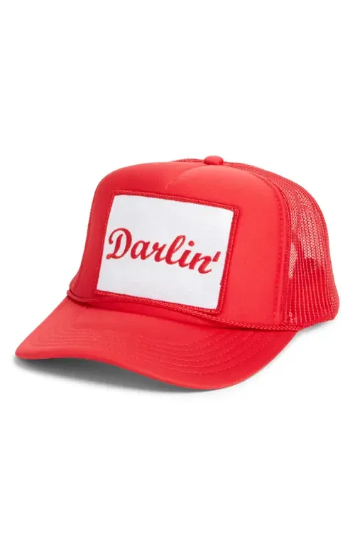 Darlin' Patch Trucker Hat by Friday Feelin'