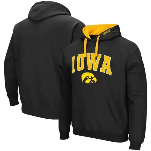 Colosseum Iowa Hawkeyes Arch & Logo 2.0 Pullover Hoodie by COLOSSEUM