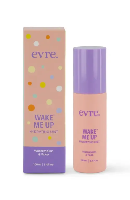 Wake Me Up Watermelon & Rose Hydrating Mist by evre.