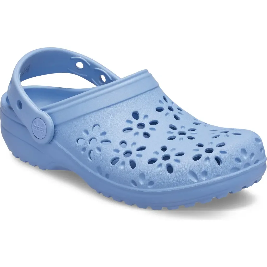 Classic Floral Cutout Clog by CROCS