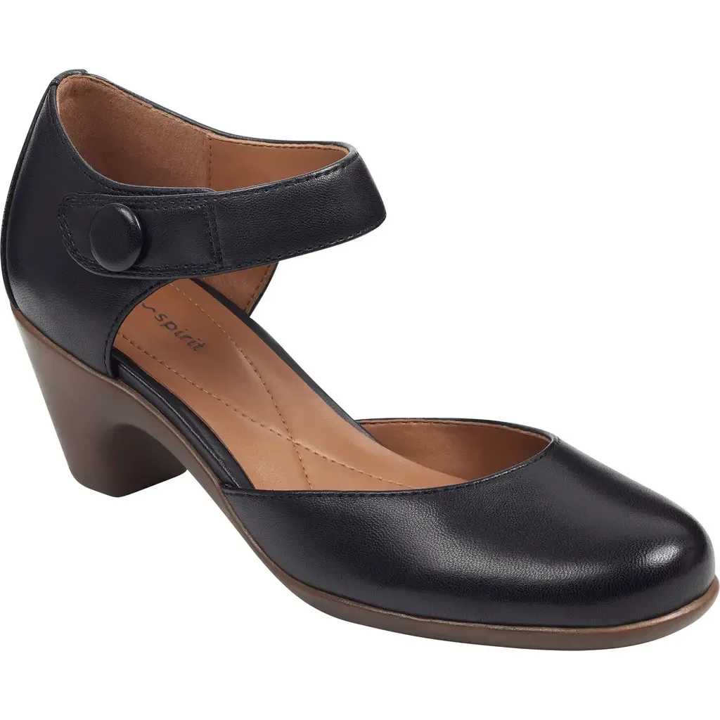 Clarice Pump in Black Patent