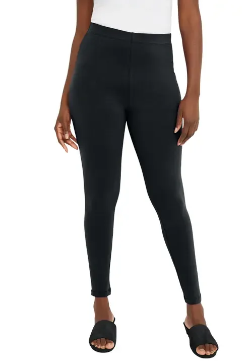 Everyday Stretch Cotton Legging by Jessica London