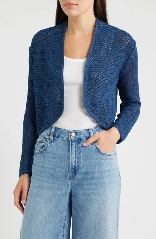 Mesh Stitch Cocoon Cardigan by NIC+ZOE