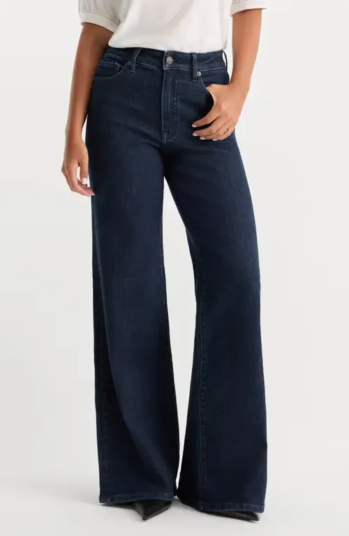 Good Waist High Waist Wide Leg Palazzo Jeans by Good American