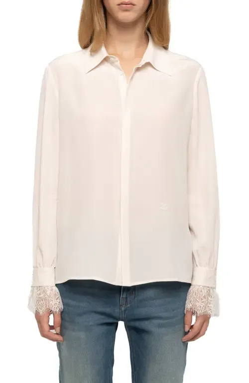 Thely Lace Silk Shirt by Zadig & Voltaire