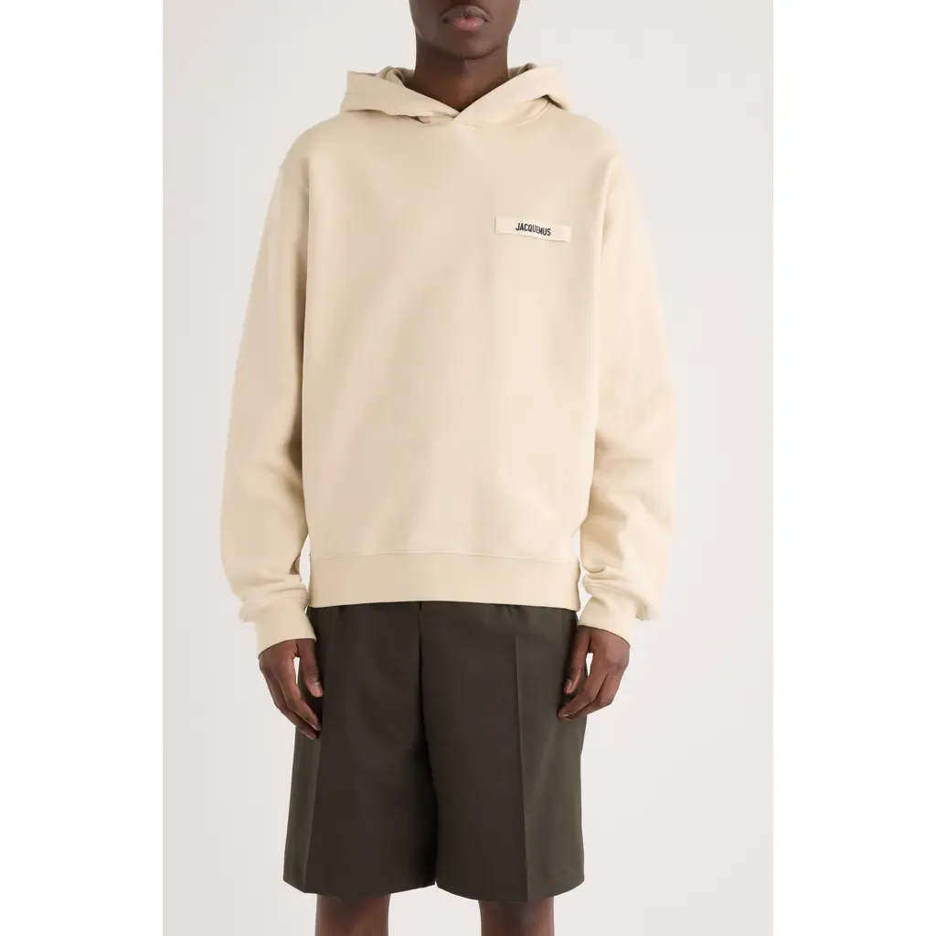 Le Hoodie Gros Grain Cotton Hoodie by Jacquemus