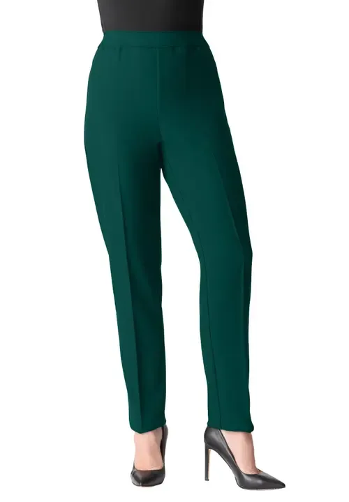 Classic Bend Over® Structured Straight Leg Pull on Pant