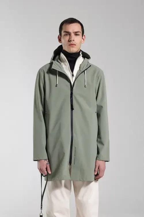 Stockholm Lightweight Zip Matte Raincoat by Stutterheim
