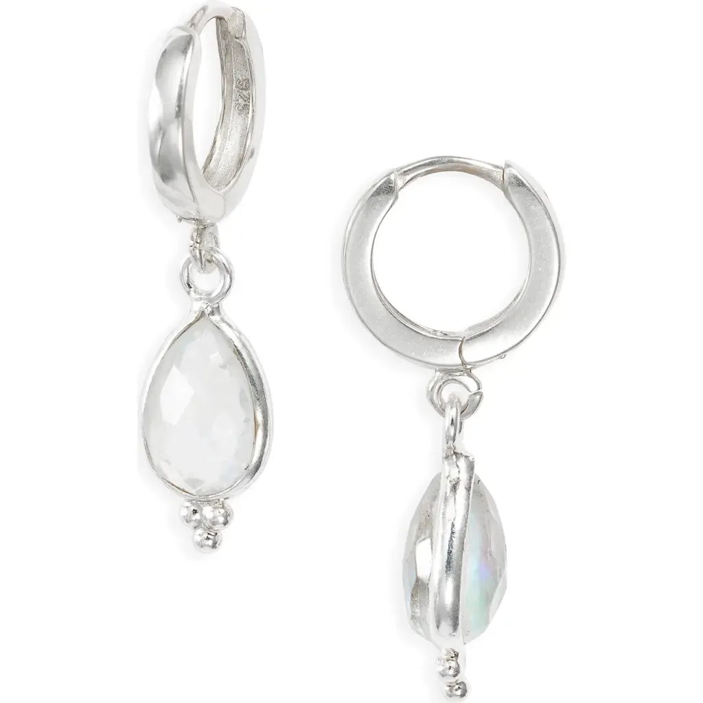 Dewlit Pear Drop Earrings by Child of Wild