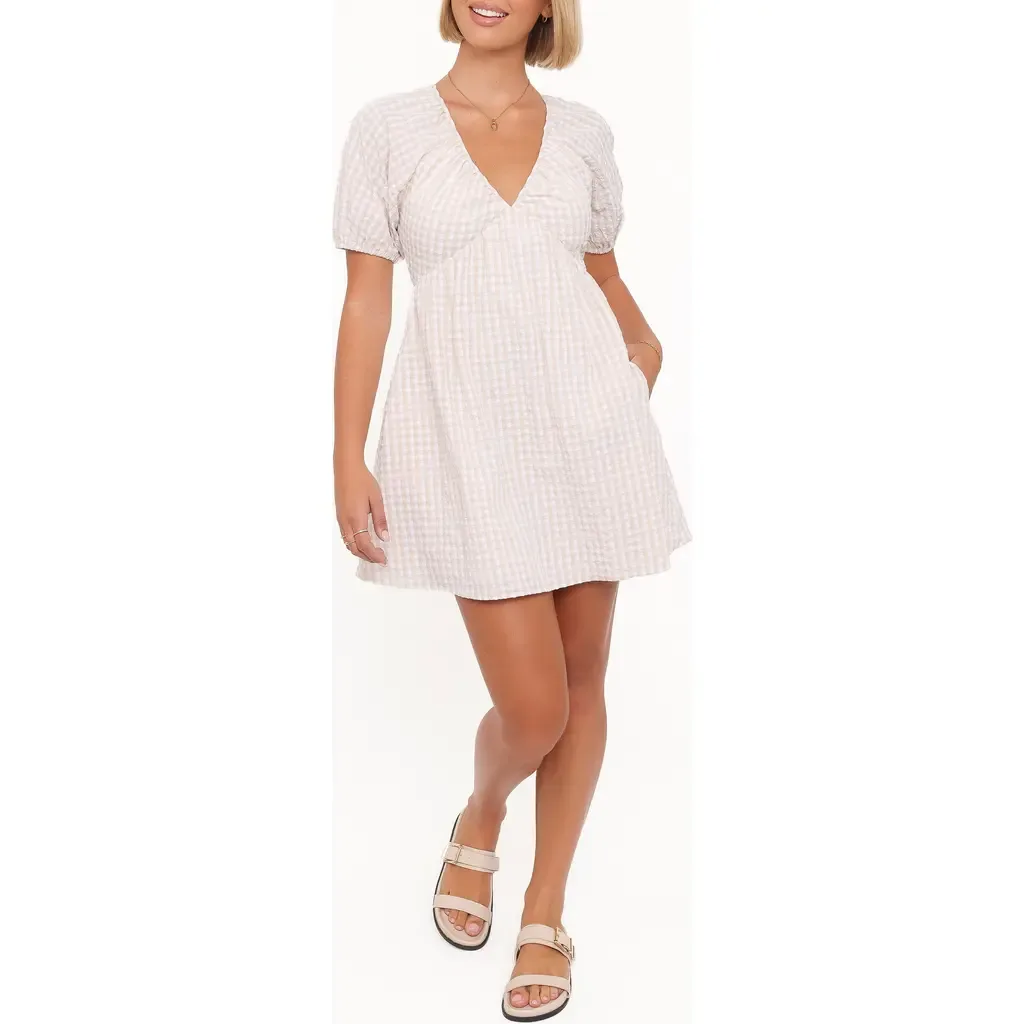 Cadhla Print Cotton Blend Minidress by Petal & Pup