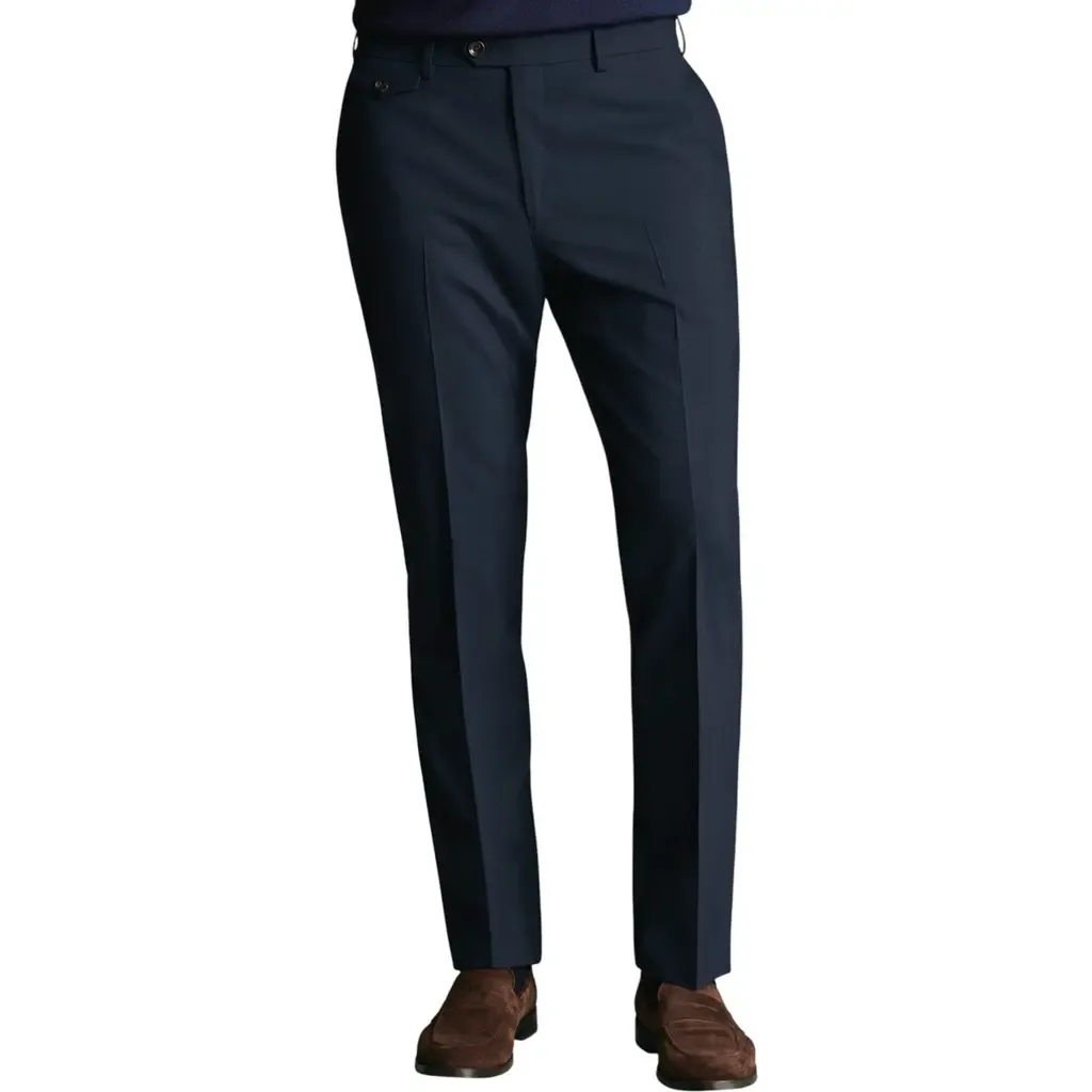 Smart Wool Trouser by Charles Tyrwhitt