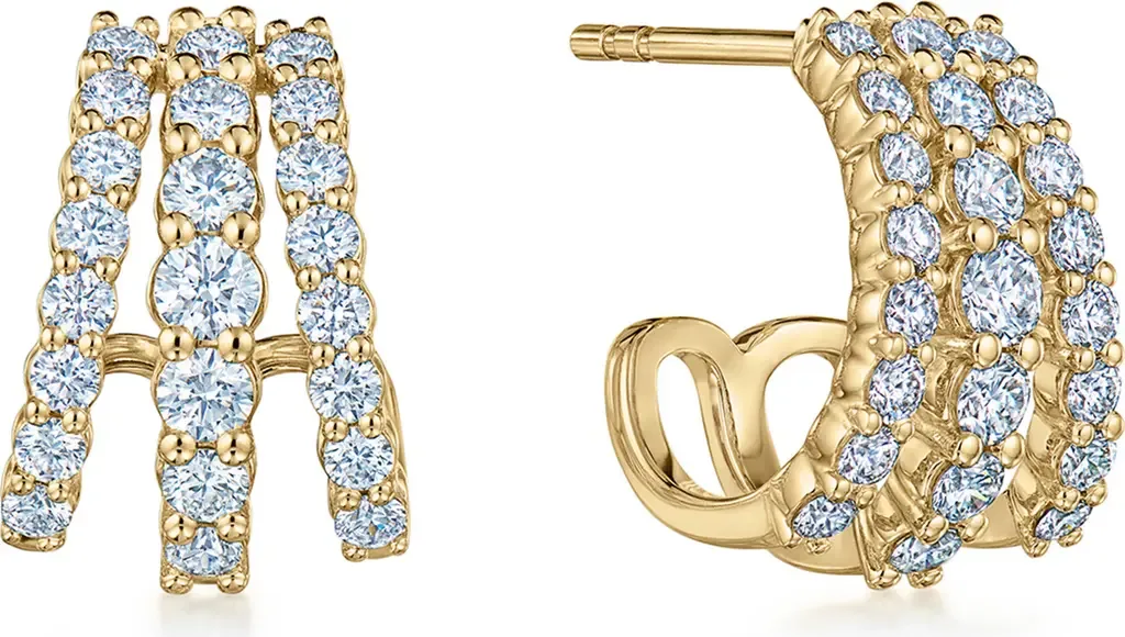 Lyric Three-Row Diamond Ear Cuff by Kwiat
