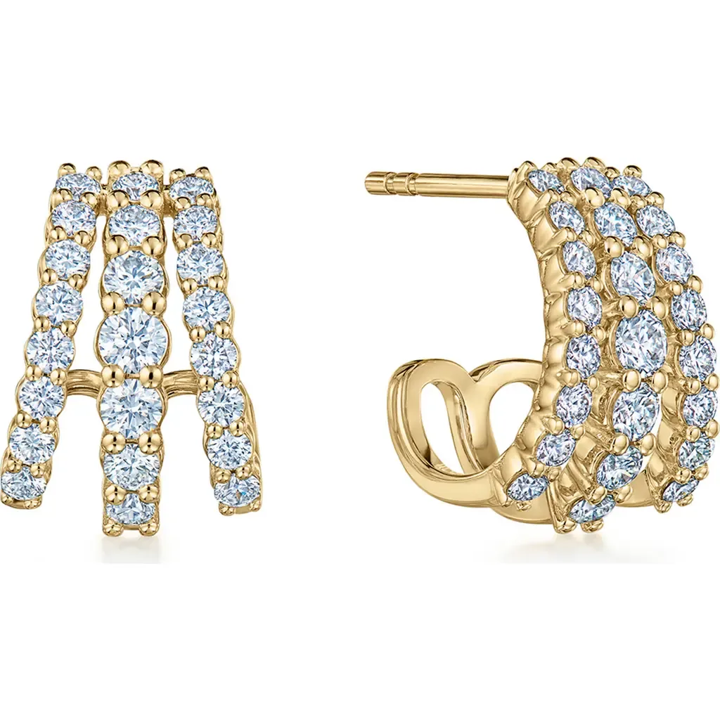 Lyric Three-Row Diamond Ear Cuff by Kwiat