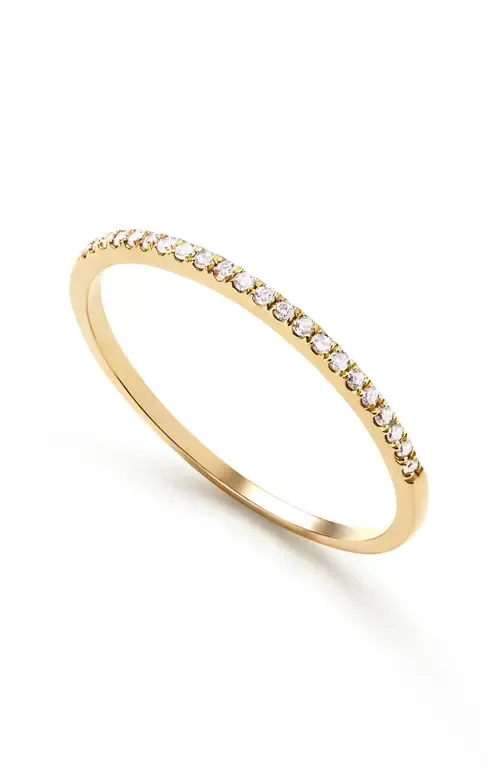 Band Ring - Gold Diamond Eternity Ring by Ana Luisa