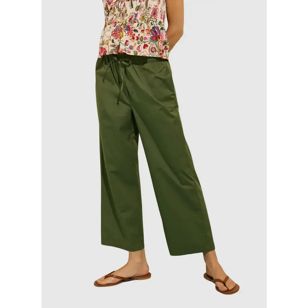 Breanna Cropped Wide Leg Trousers by Baukjen