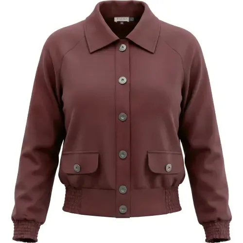Cropped Cotton-Blend Bomber Jacket by Faves