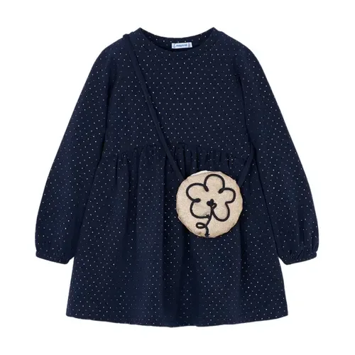 Fleece Dress with Handbag by Mayoral