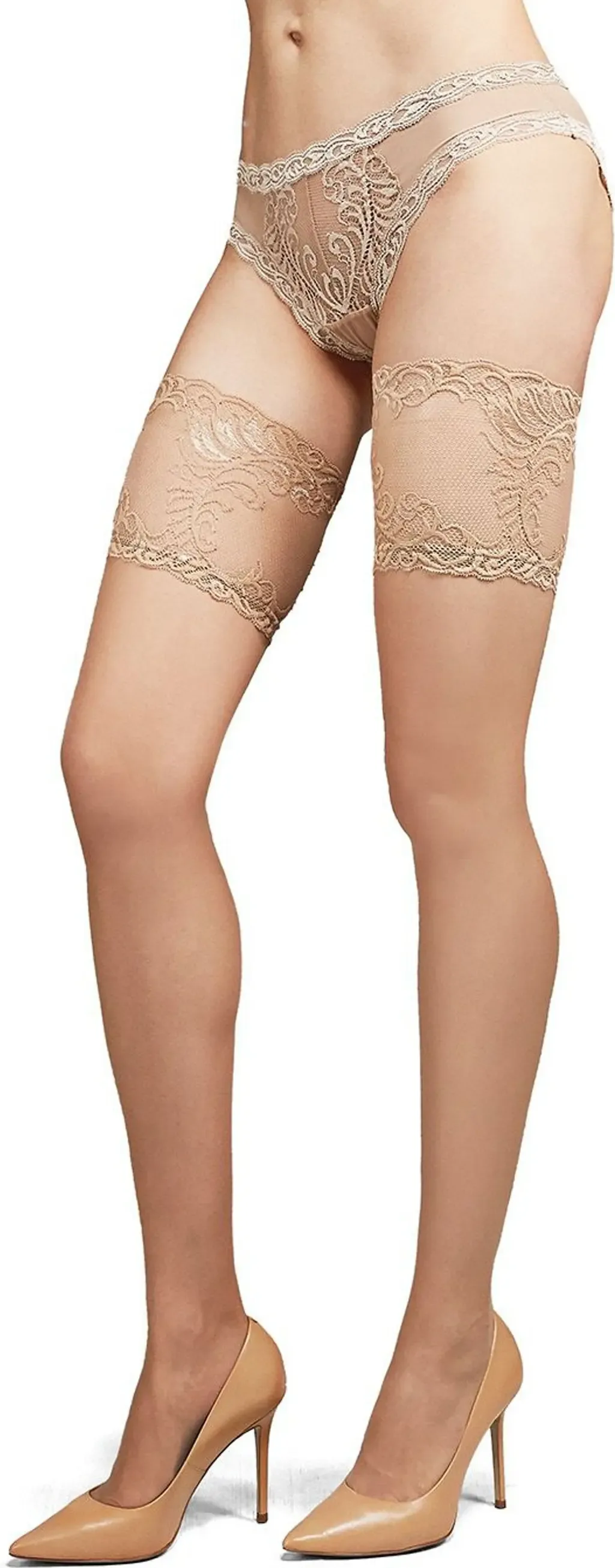 Feather Escape Stay-Up Stockings