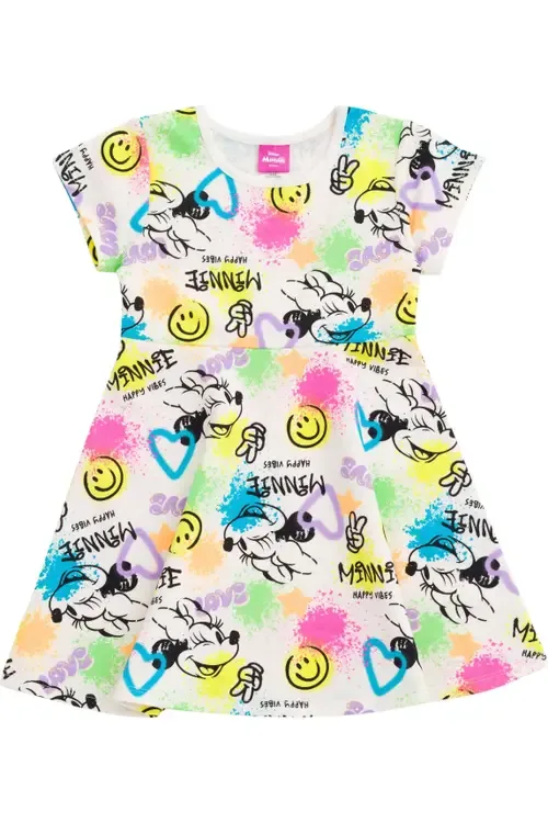 Minnie Mouse Short Sleeve Skater Dress by Disney