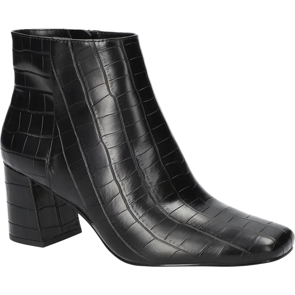 Wilma Croc Embossed Bootie by Bella Vita