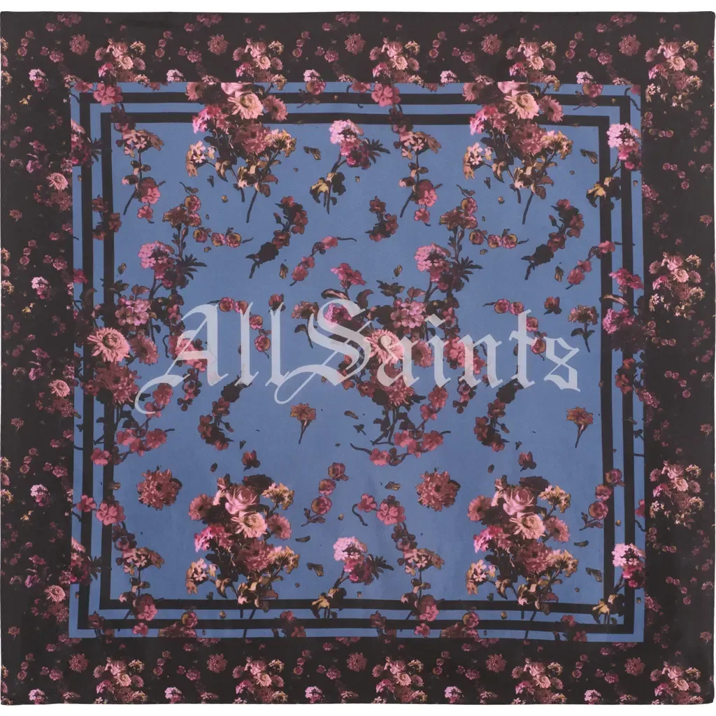 Perta Silk Twill Scarf by AllSaints