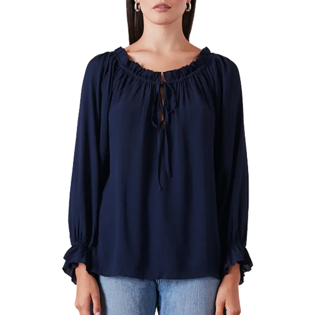 Solid Esme Long Sleeve Top by Paneros Clothing