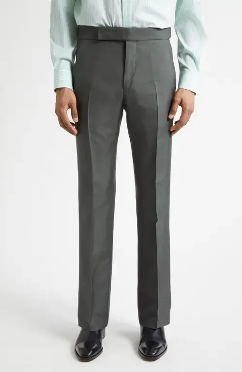 Silk Canvas Straight Leg Pants by TOM FORD