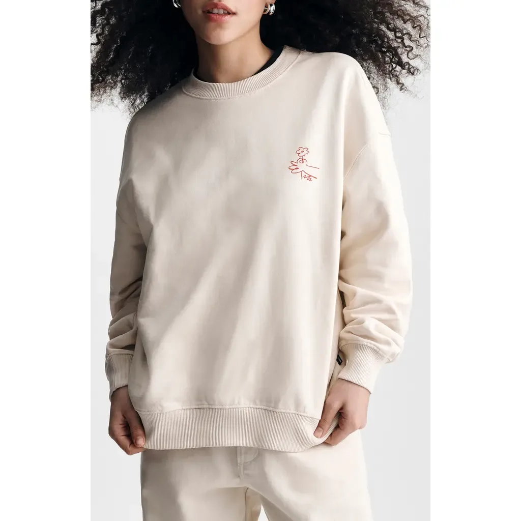 Oversize Graphic Sweatshirt by Brooklyn Industries