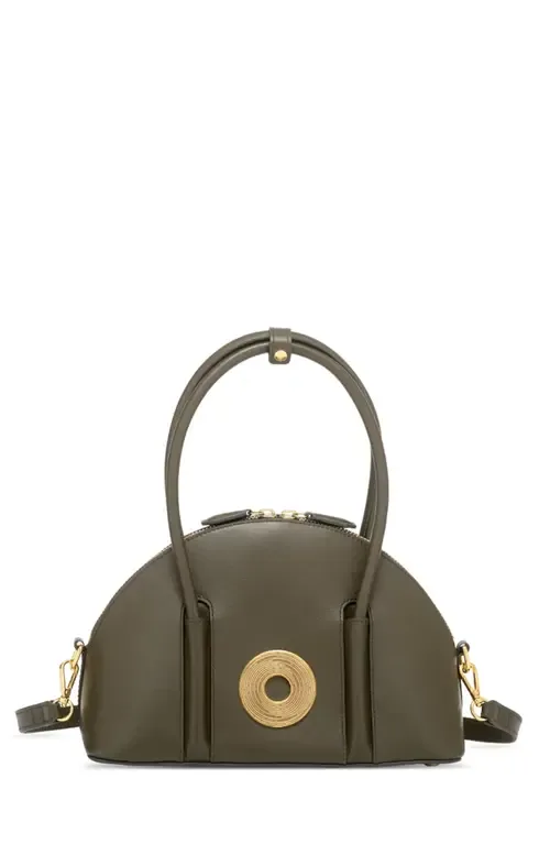 Kiko Monogram Debossed Top-Handle Bag by Aranyani