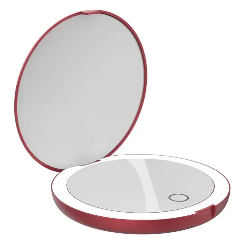 Compact Mirror 7X Magnified Rechargeable LED Makeup Mirror by LUNA London