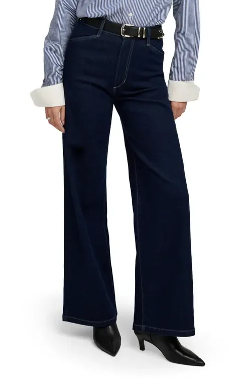 The Mischa Super High Waist Wide Leg Jeans by Favorite Daughter