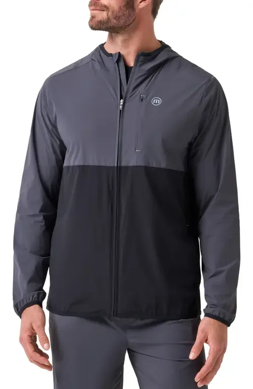 Court Ready Colorblocked Hooded Performance Jacket by TravisMathew