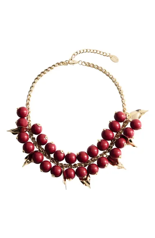 Beaded Chain Necklace by MANGO