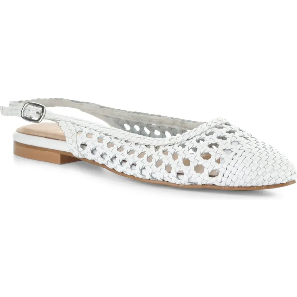 Willow Slingback Cap Toe Flat by Bos. & Co.