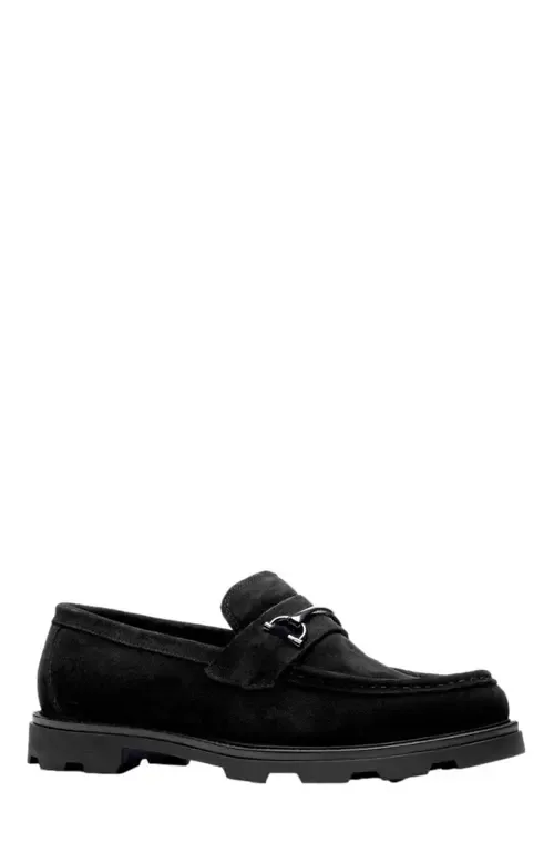 Samuel Bit Loafer in Black Suede by A. Veer