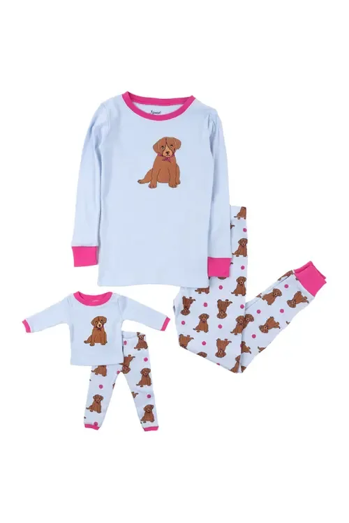 2-Pc. Cotton Pajama Set by Leveret