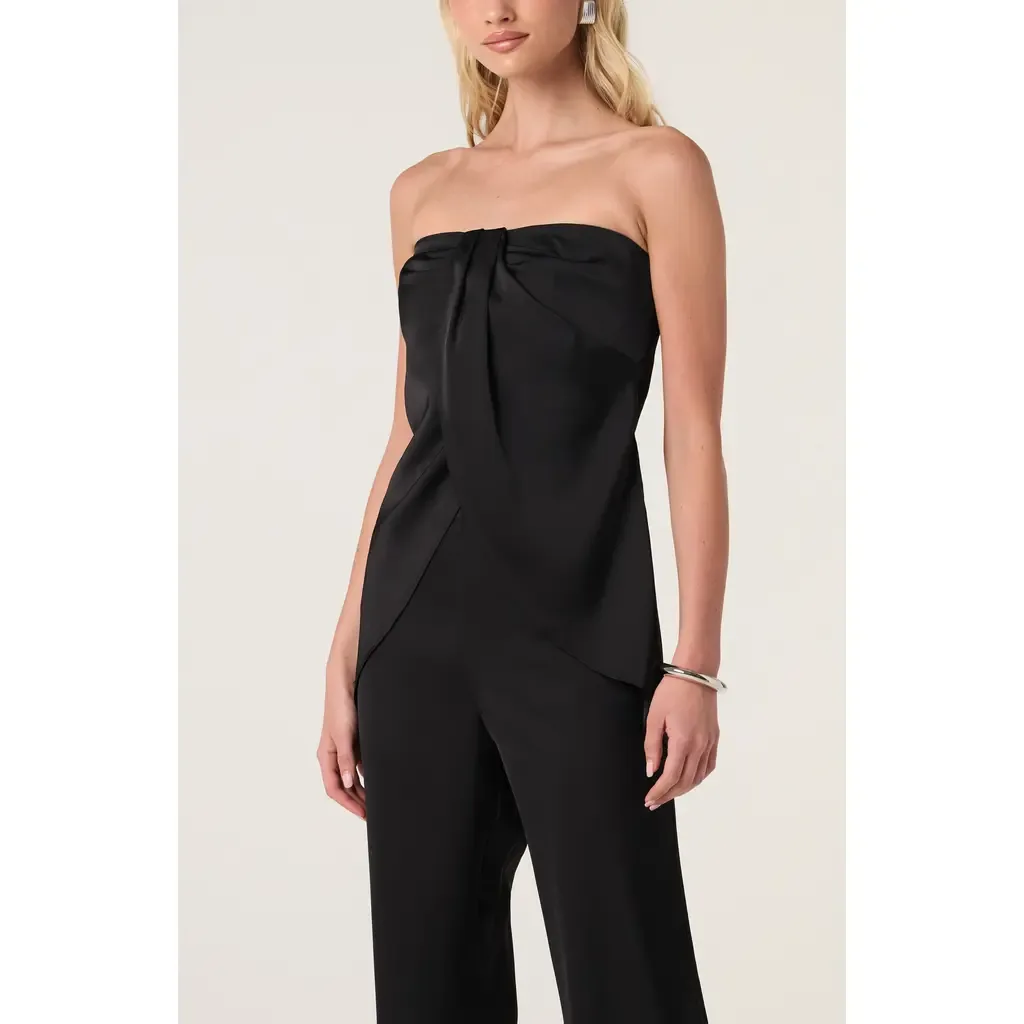 Keona Strapless Twisted Front Top by ASTR the Label
