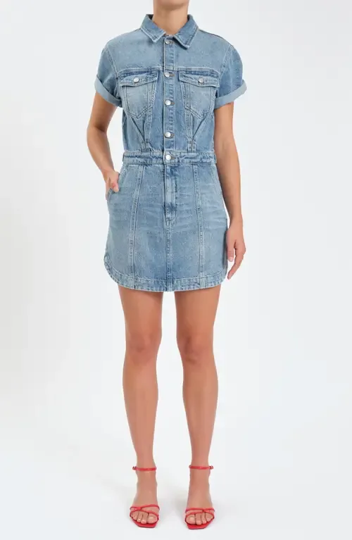 Topanga Denim Dress by DAZE