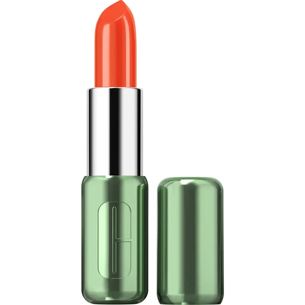 Longwear Lipstick in Flame Pop/Shine by Clinique