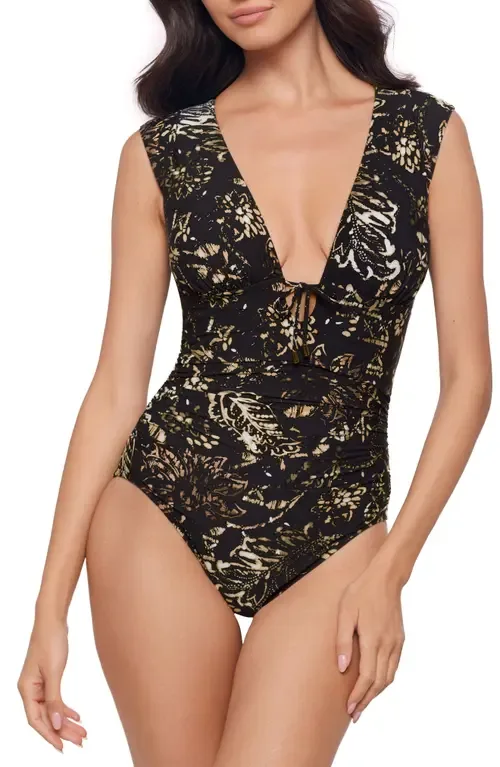 Balinese Dash Open Back One-Piece Swimsuit by Magicsuit®
