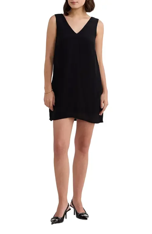 Midnight Muse V-Neck Short Dress by Reistor
