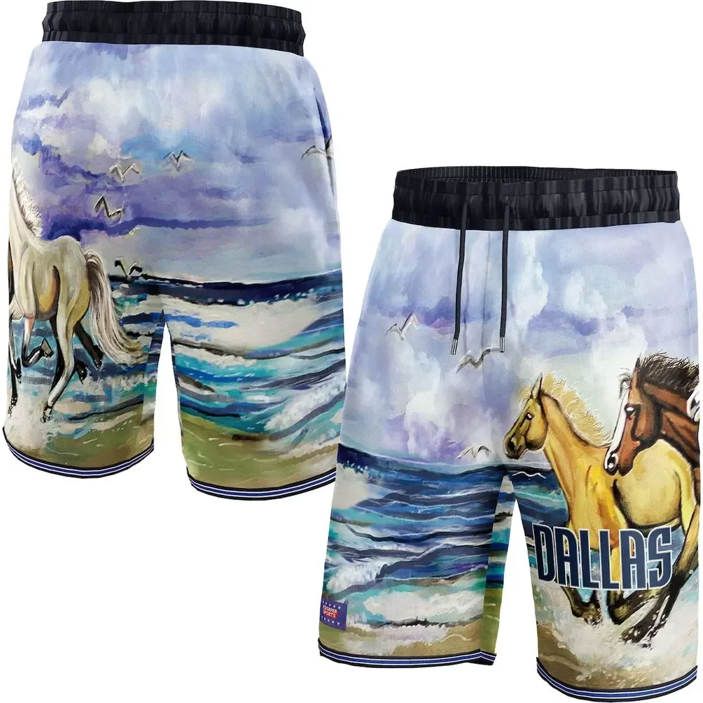 NBA & KidSuper Studios by Fanatics Dallas Mavericks Hometown Shorts by NBA X KIDSUPER